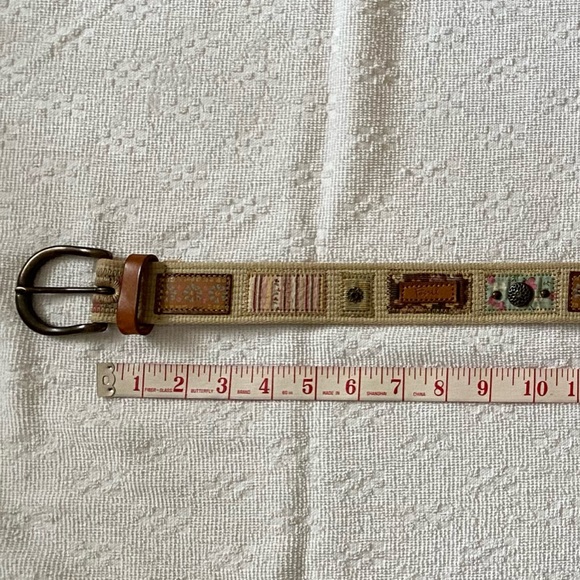 Women’s Fabric Fossil Belt Boho - Picture 1 of 3